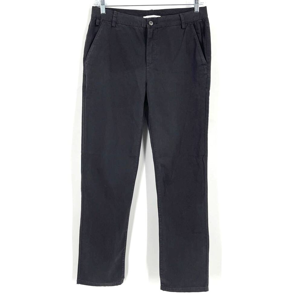 Everlane Cotton Chino Trouser Pants‎ Charcoal Women's Size 33 NWOT